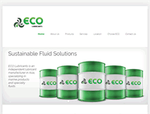 Tablet Screenshot of eco-lubricant.com